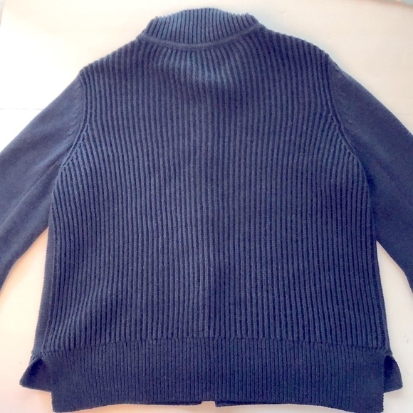 Cabi Ribbed Cotton Knit Cardigan Size Medium - Picture 8 of 9